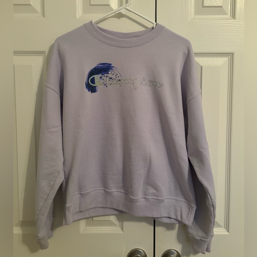 Champion Light Purple Crewneck